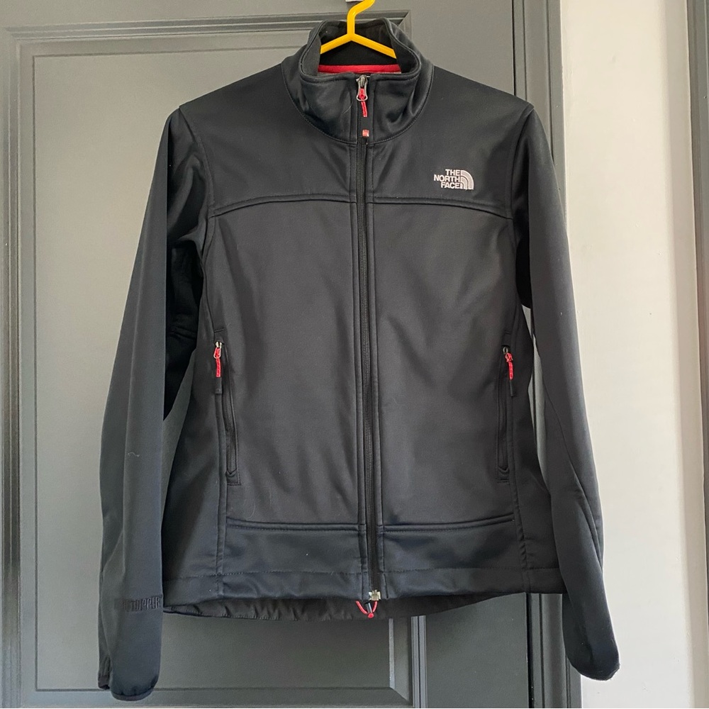 The North Face Summit Series black zip up jacket in excellent condition